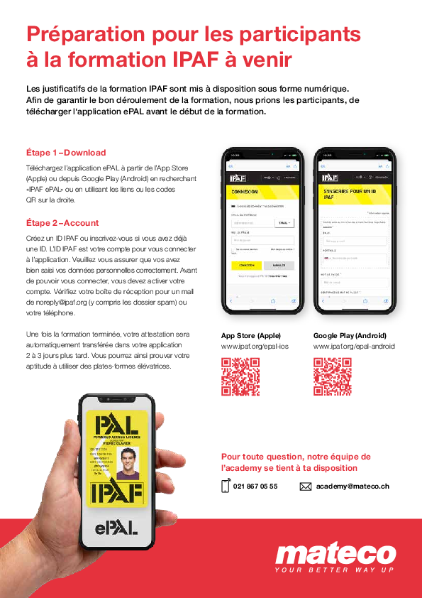 Mateco_IPAF_Schulung_FR